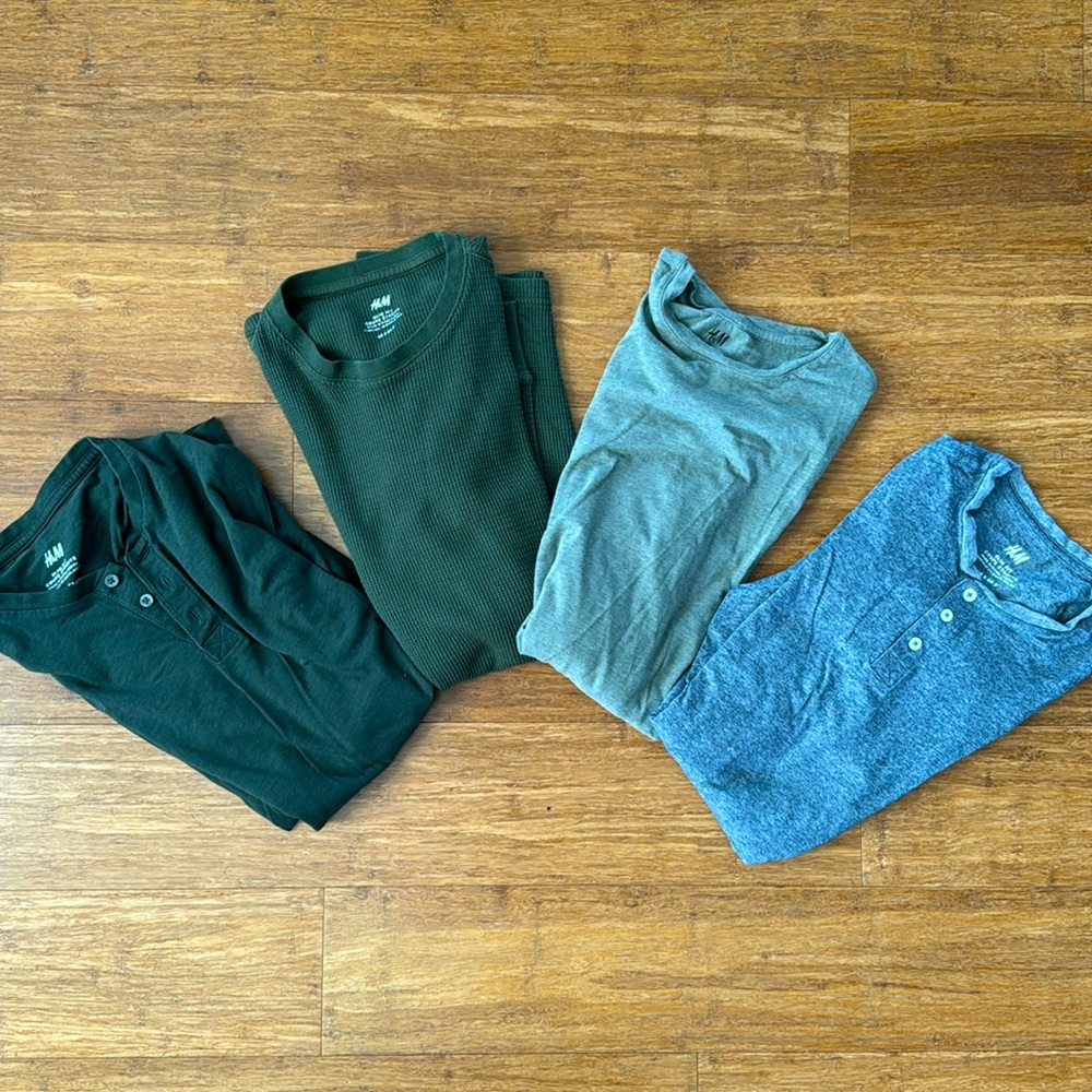 4 H&M long sleeves